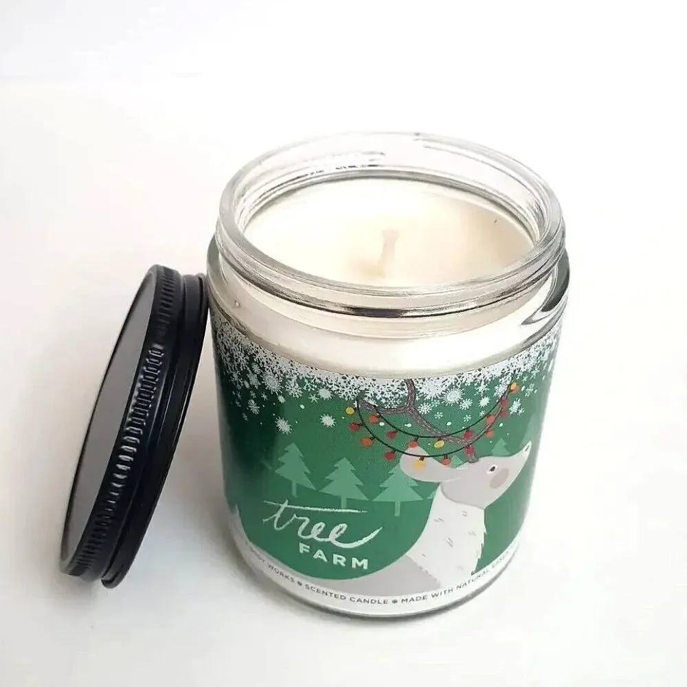 Bath & Body Works Tree Farm Single Wick Scented Jar Candle 7 oz